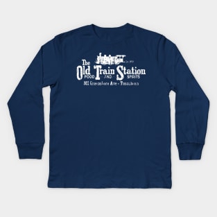 THE OLD TRAIN STATION Kids Long Sleeve T-Shirt